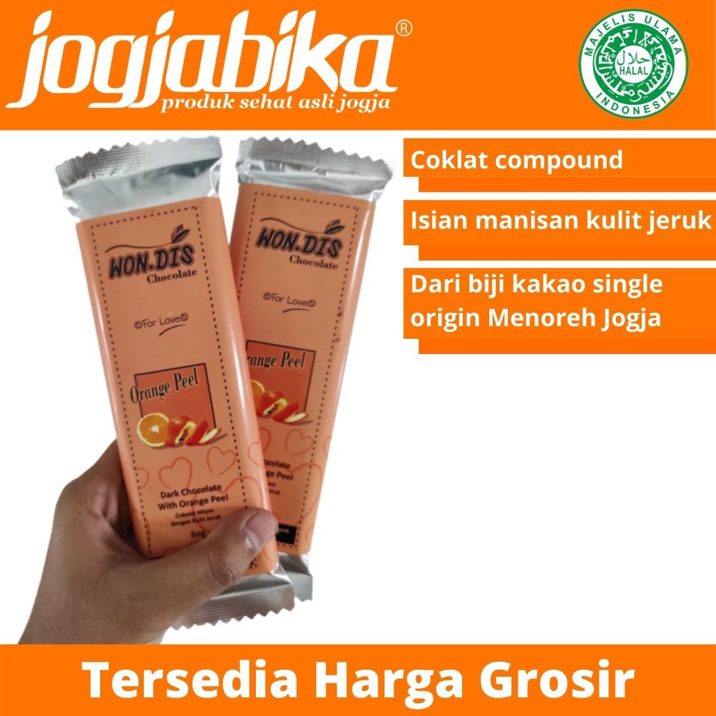 

Coklat Batang Compound isi Manisan Kulit Jeruk Vitamin Otak Anak Wondis Asli Jogja 80 g