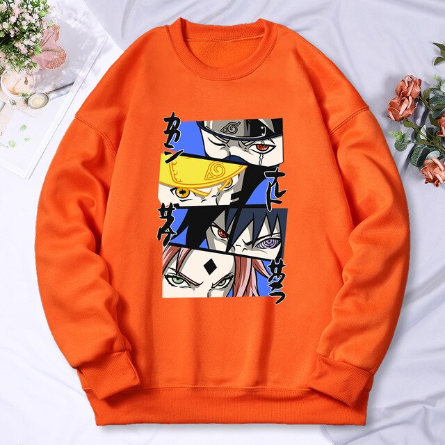 Sweater Basic Anime Naruto warning || Naruto warning Sweater Crewneck || Pria &amp; Wanita Sz M - L - XL