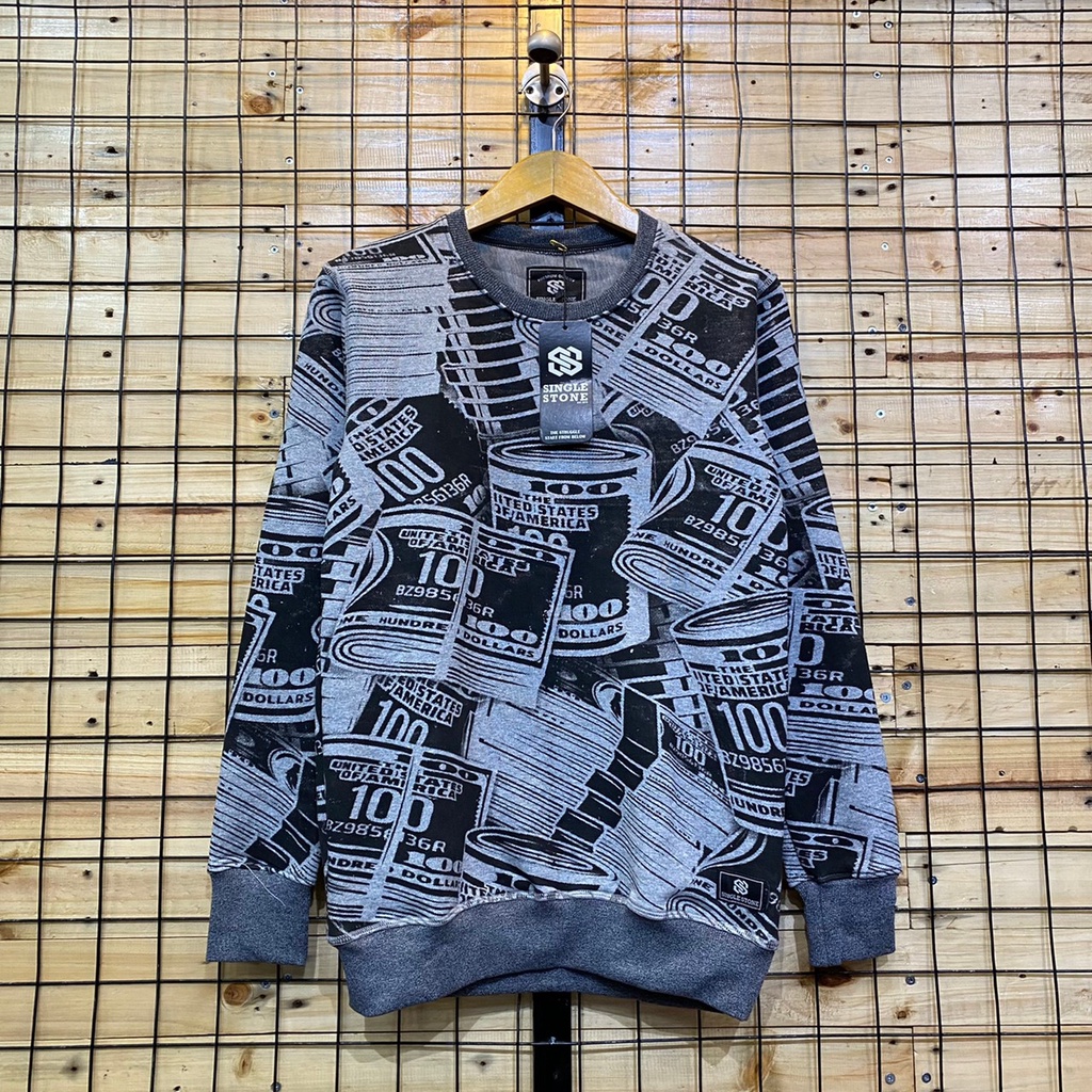 [COD] Sweater Pria Wanita Crewneck Distro Bandung-Dolar