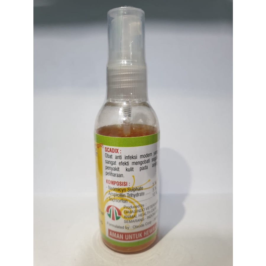 Scadix Dog Spray - Obat Anti Scabies Kudis Pada Anjing 60 ml