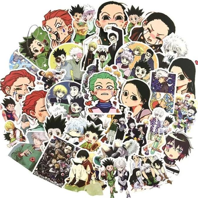 

(BISA COD) S99 STICKER 50 PCS HUNTER X HUNTER DESIGN CUCI GUDANG Kode 589