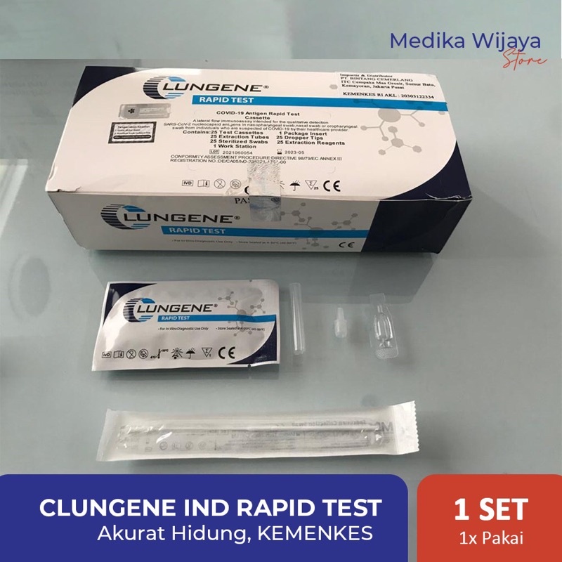 (Original) swab antigen anti gen ag swab hidung mandiri clungene Exp Lama Termurah