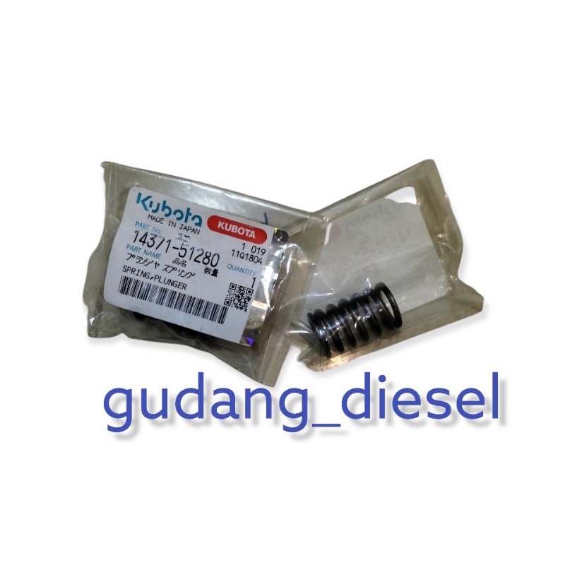Kubota Spring Plunger/Per Plunger RD85 DI.1/DI.2 Original (harga 1 buah)