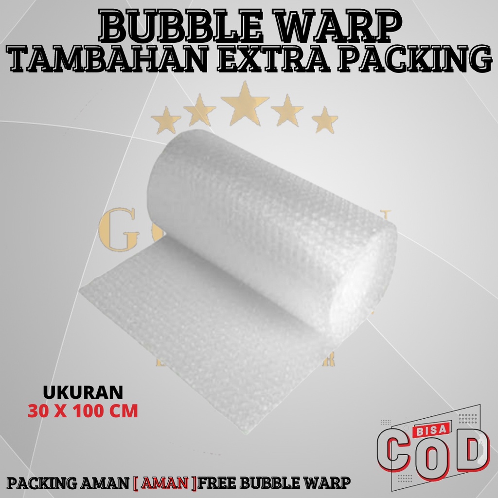 

BUBLE WARP EXTRA TAMBAHAN PACKING 30 X 100 CM