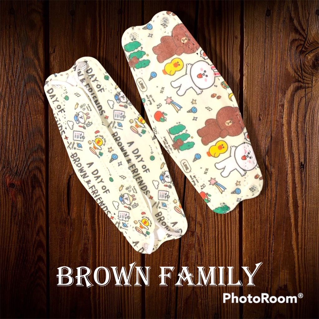 Masker KF94 anak 4ply PREMIUM/karakter BT21/Masker anak/Child mask