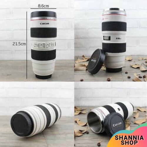 B288 Gelas Mug Kamera Lens Cup / Termos Unik Bentuk Lensa Kamera Canon 70-200mm 500ml