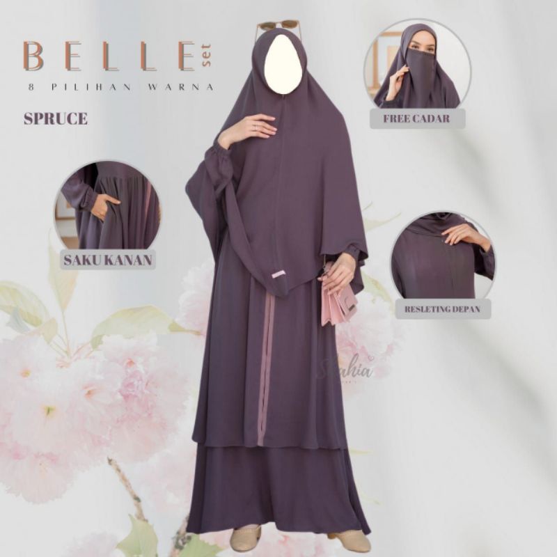 Gamis Belle Set Size S by Shahia Syar'i Sepruce