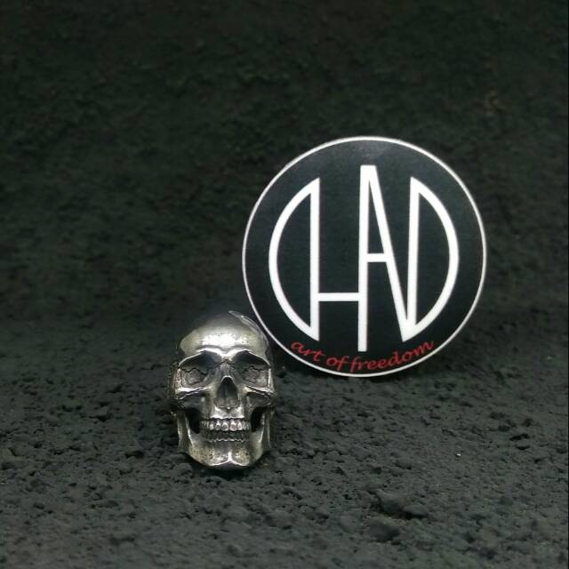 Skull ring human skull cincin tengkorak custom ring