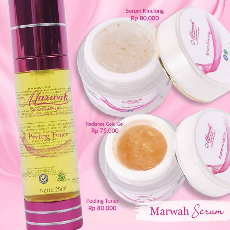 Serum Mutiara / Arginine / Red / Radiance / AHA / Vit. C / Bikini / Kinclong / Telagyn / Neck Marwah