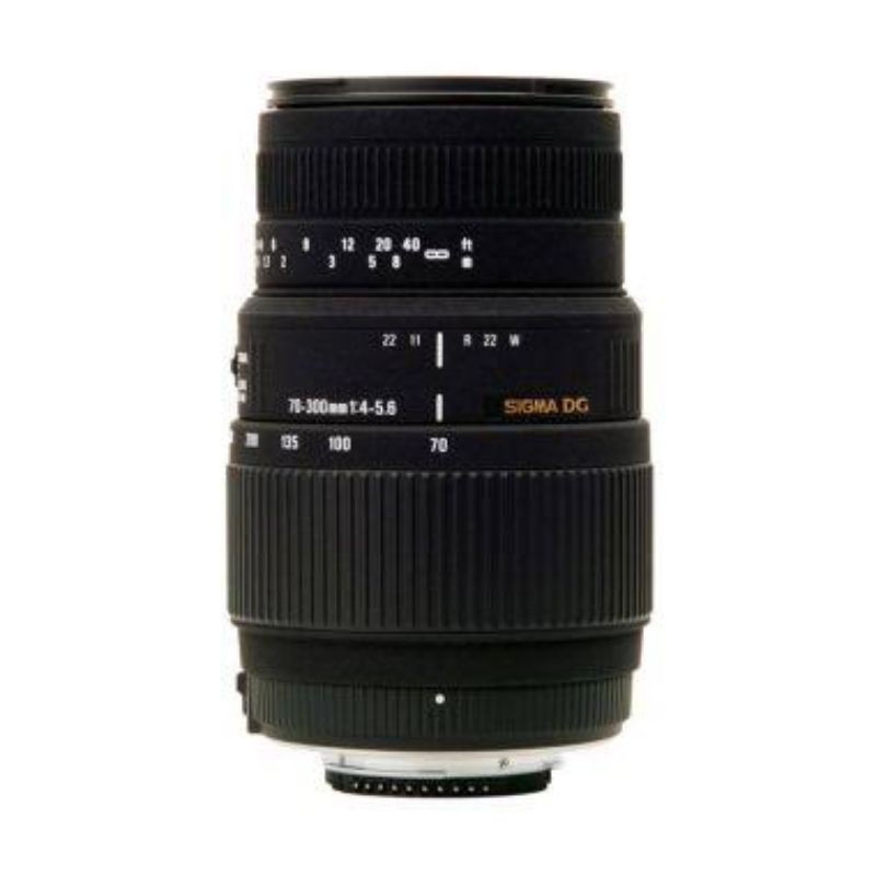 lensa sigma 70-300 DG Telephoto macro f4-5.6 for nikon free uv 58mm