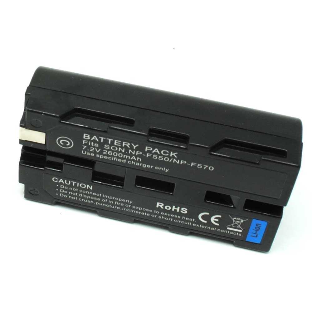 Baterai Kamera Sony NP-F330 NP-F530 NP-F550 NP-F570 (Replika 1:1)-Hitam