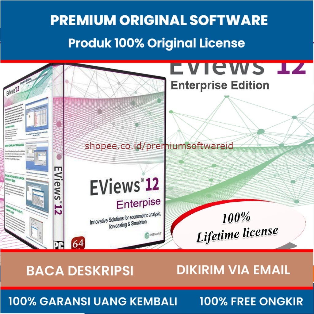 Eviews 12 Aktivasi Serial Number Software Statistik Full Version Lifetime