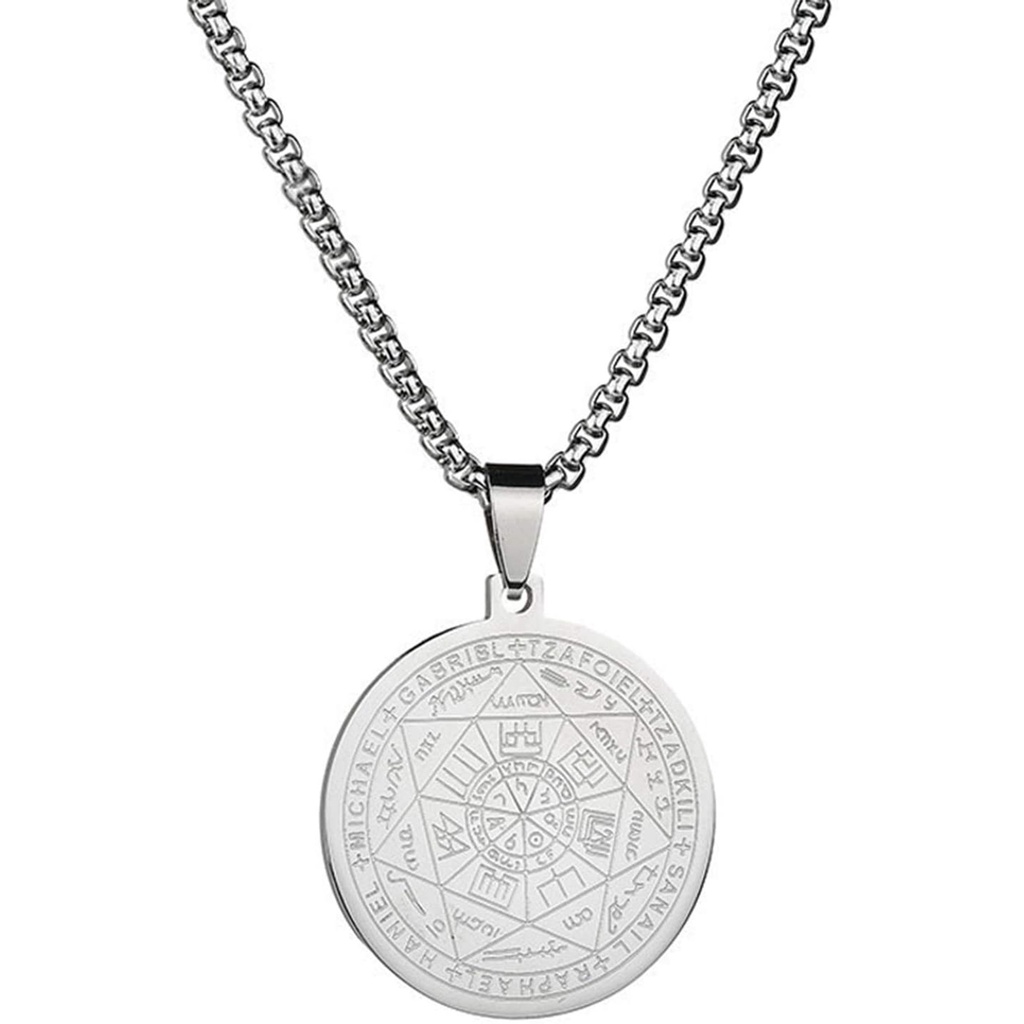 Hu Hu Hu Hu Hu Alat Bantu Pasang Kacamata♡ Kalung Rantai Dengan Liontin Bulat Motif Malaikat Unik Untuk Wanita