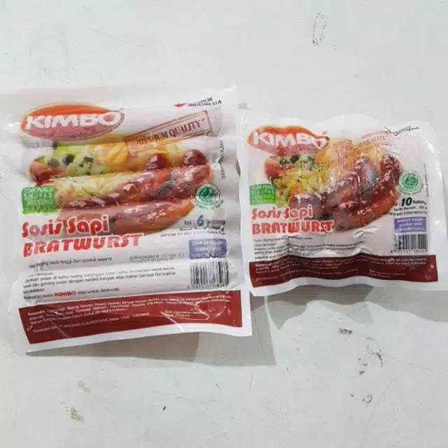 

KIMBO sosis sapi original 6s/10s 500gr