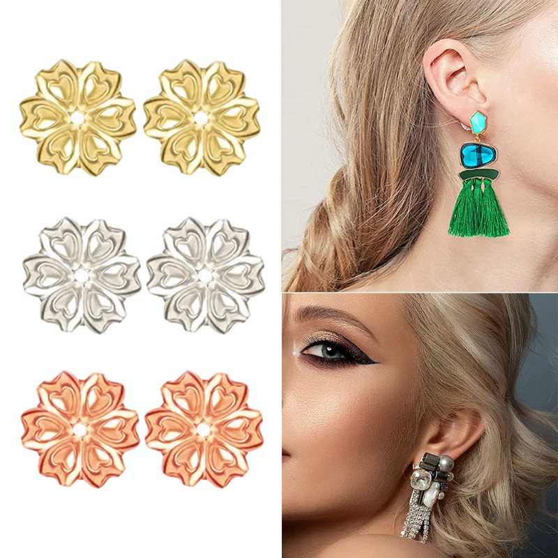 SIY  Earring Stoppers for Studs Earring Lifters Backs Enables Earring To Rest On Ear Earring Lifters Backs Lightweight