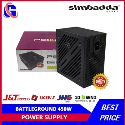 Power Supply Simbadda Battleground 450Watt 20+4Pin 80+