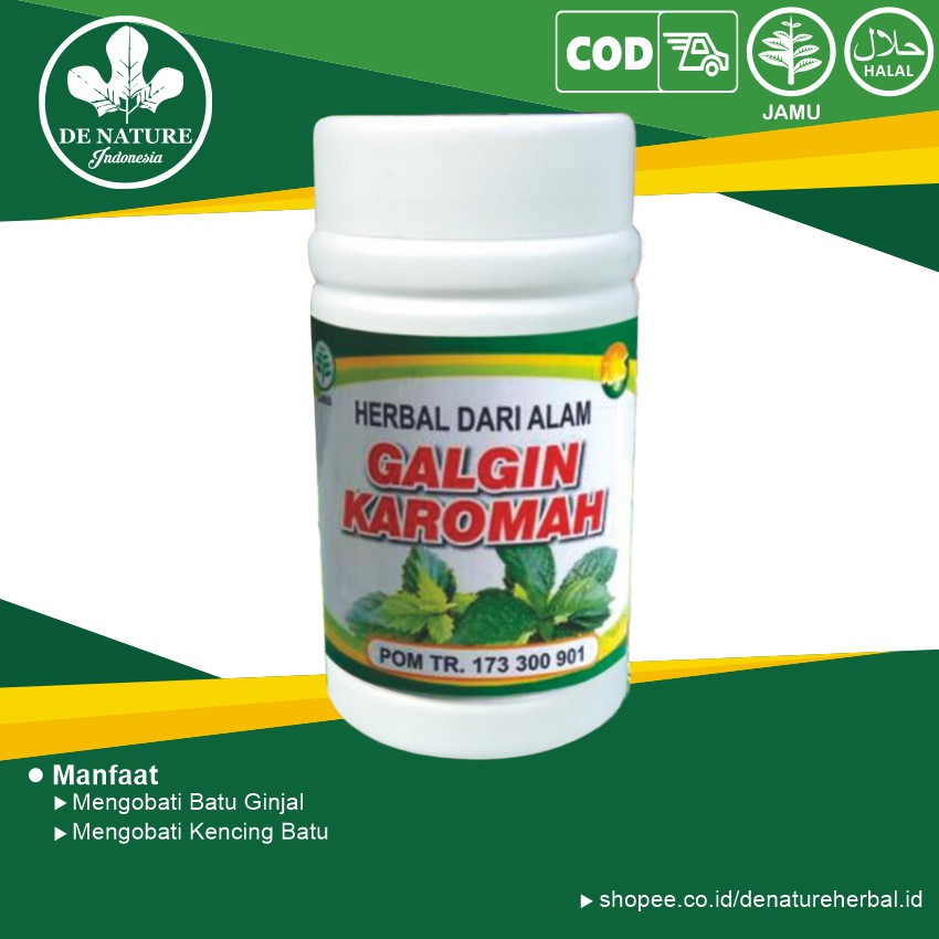 COD GALGIN KAROMAH DENATURE OBAT HERBAL DE NATURE