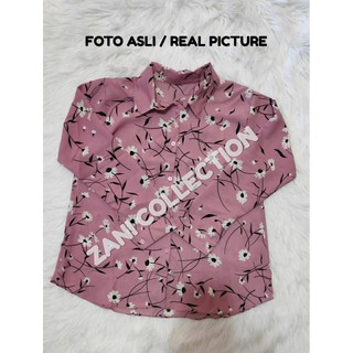 Setelan Monalisa Ori Motif  SUNRISE PINK dan Celana  Baggy  