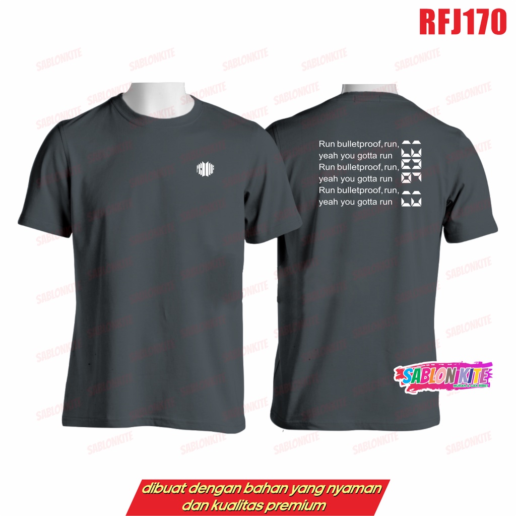 MURAH!!! KAOS RUN BULLETPROOF KPOP RFJ170 UNISEX