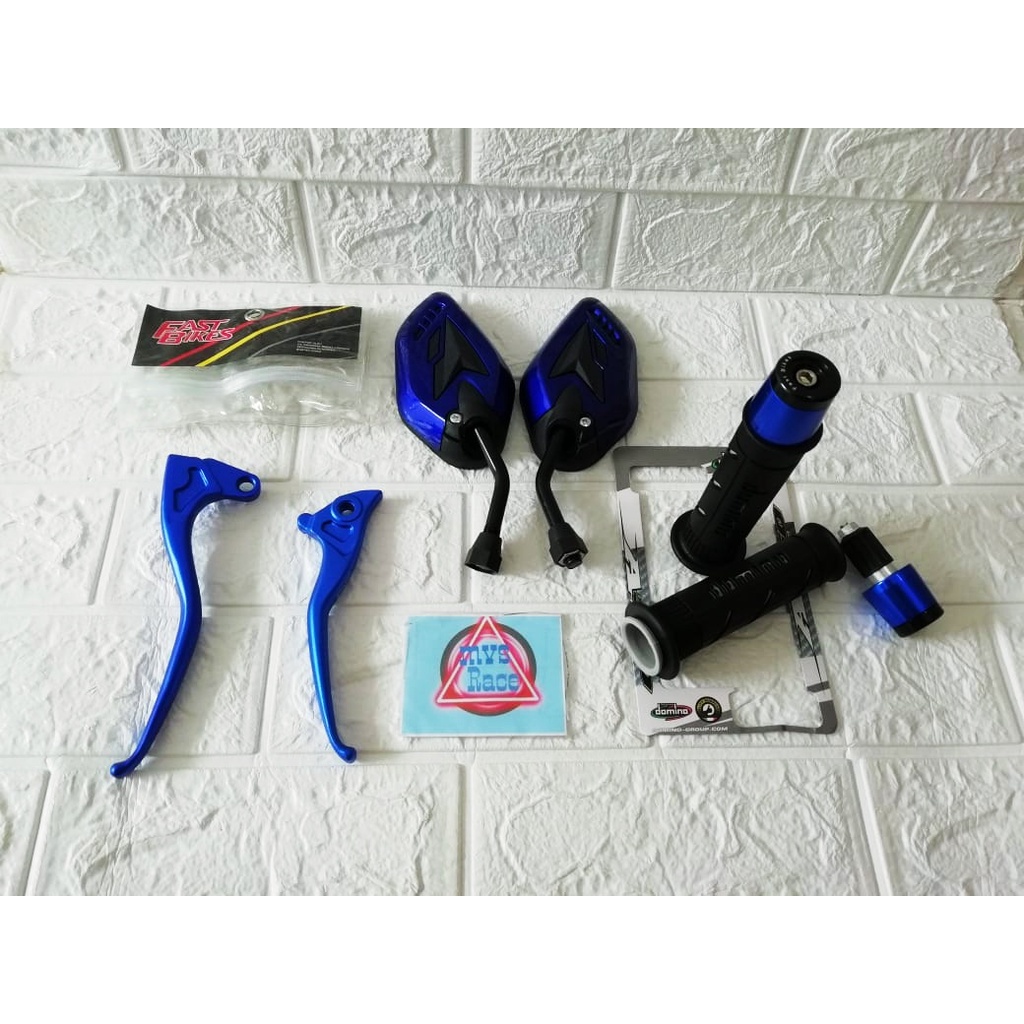 Handle Rem Variasi + Spion Terano + Handgrip + Jalu Stang - Mio Smile, Mio Sporty.Xeon Karbu, Fino K
