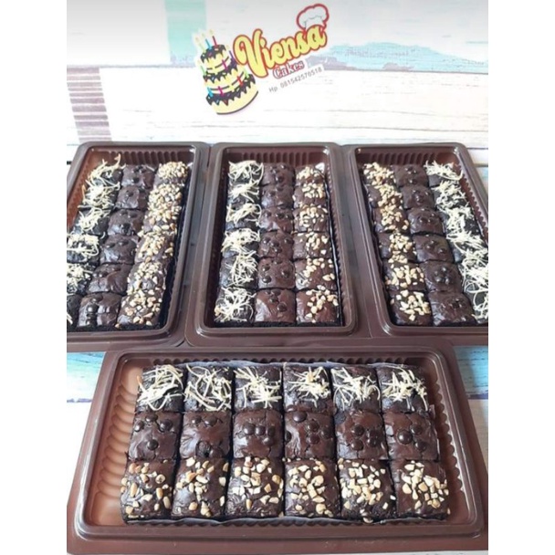 

fudgy brownies (brownies panggang)