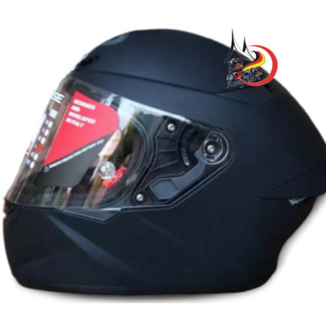 HELM KYT COURSE / HELM KYT FULL FACE / HELM KYT TT COURSE BLACK DOFF/ HELM KYT TT TERMURAH