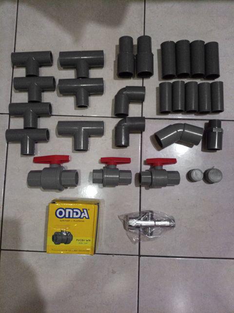 Socket 3/4 Grest Pvc - Sok Polos Penyambung Pipa