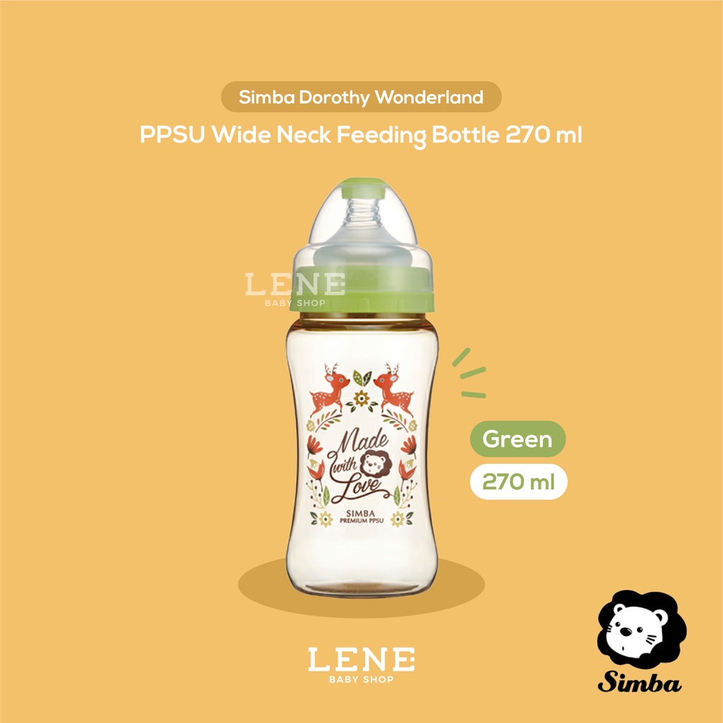 Simba Dorothy PPSU Wide Neck Feeding Bottle 270ml