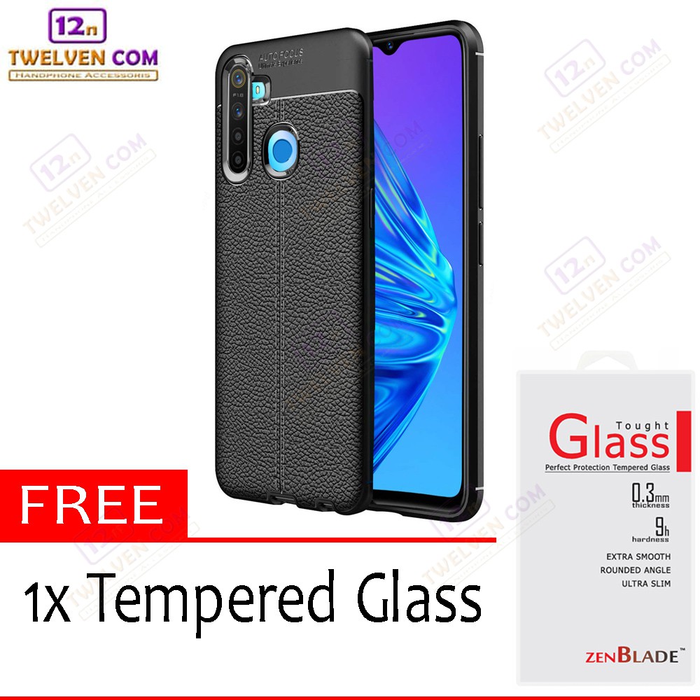 Case Auto Focus Softcase Realme 5 / Realme 5i / Realme 5s - Free Tempered Glass