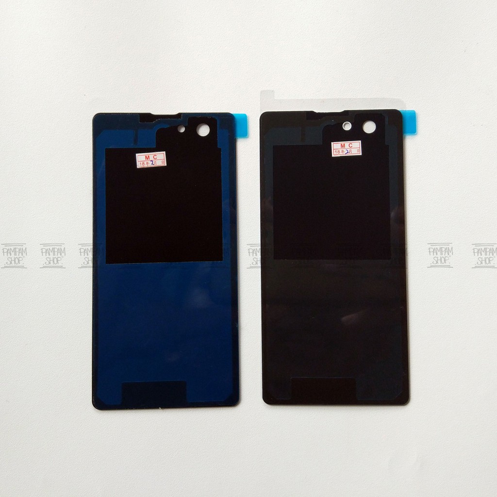 Tutup Belakang Baterai Casing Backdoor Back Door Cover Sony Xperia Z1 Mini Original OEM Hitam Putih