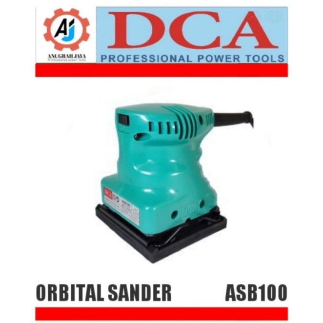 DCA MESIN AMPLAS PERSEGI EMPAT / ORBITAL SANDER ASB100 DCA