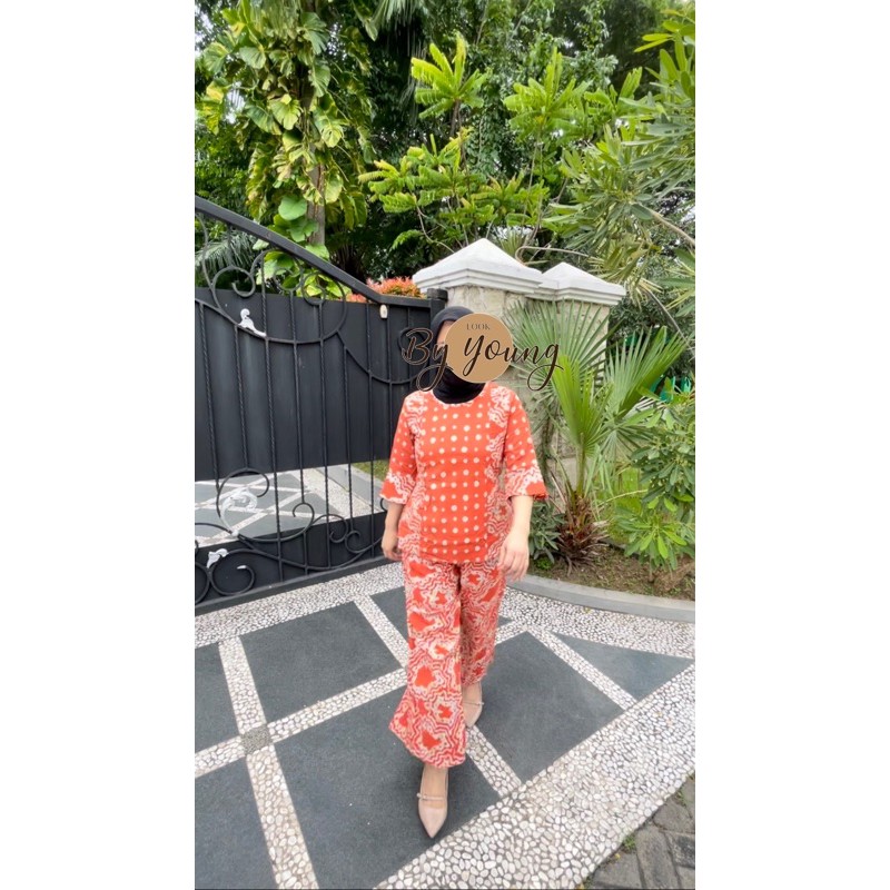 Setelan Celana Kulot Batik