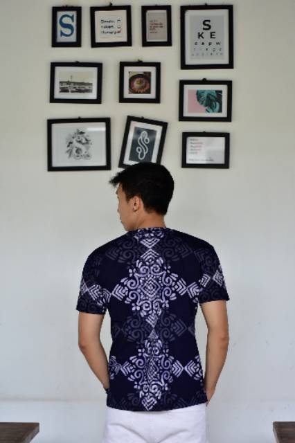 KAOS BATIK CAP KOTAK ABIK/KAOS KEREN/KAOS LAKI/KAOS MURAH/KAOS BATIK/