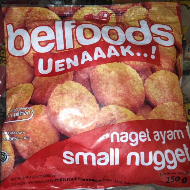 

Nugget ayam belfoods uenak 250gr BANDUNG