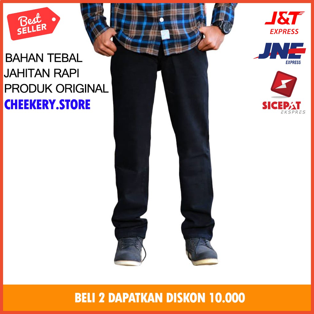  Celana  Jeans  Pria  Panjang BIG  SIZE  E2P1 Jean  Levis Cowok 