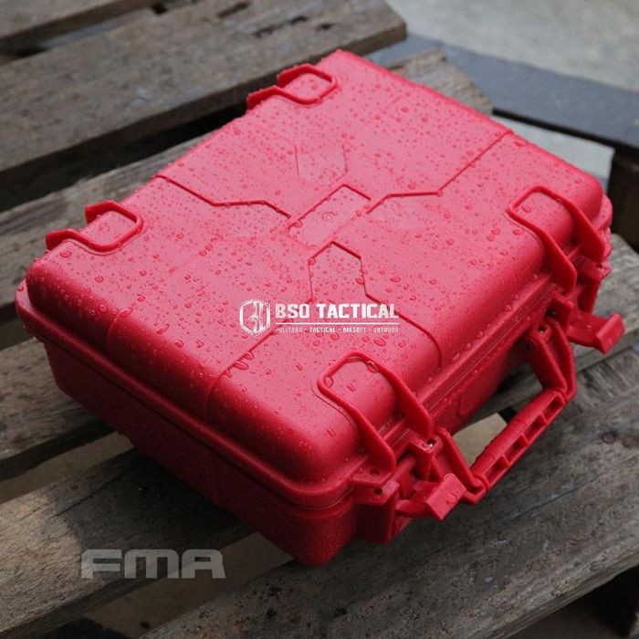 Terlaris Koper Handgun FMA Tactical Case Safety Box Airsoft Multifungsi - RED