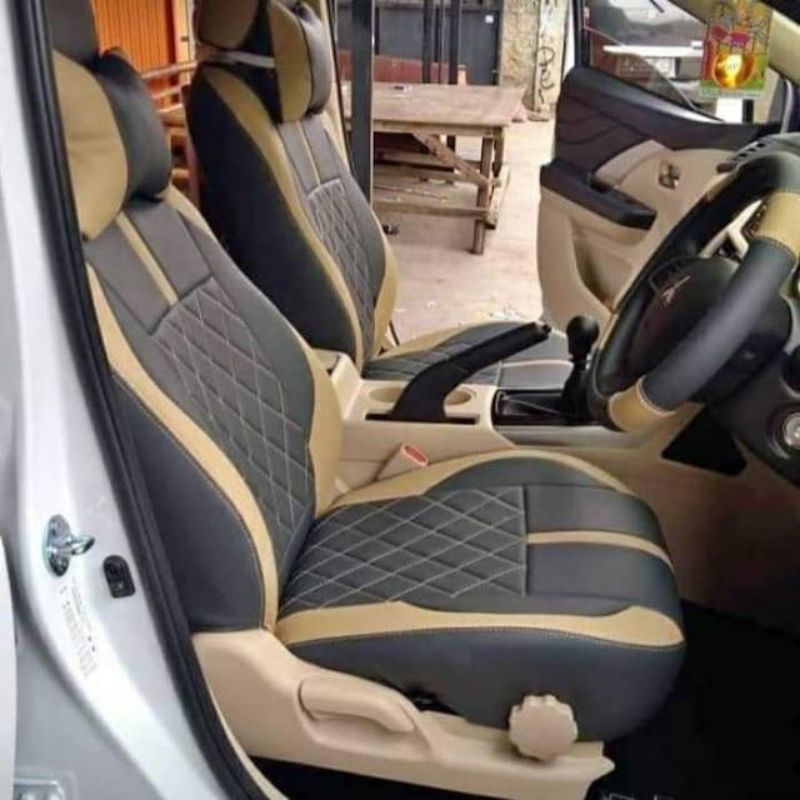 SARUNG JOK BAHAN MBTECH  LGX INOVA MOBILIO AVANZA XENIA untuk 3baris