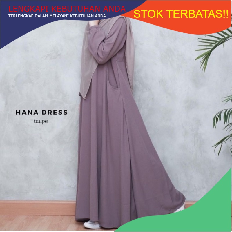 RAMADHAN SALE PROMO TERMURAH / AHA Dress-gamis rayon