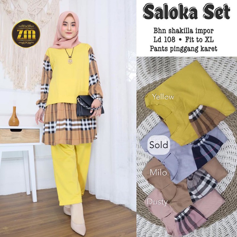 Saloka set murah original by zm