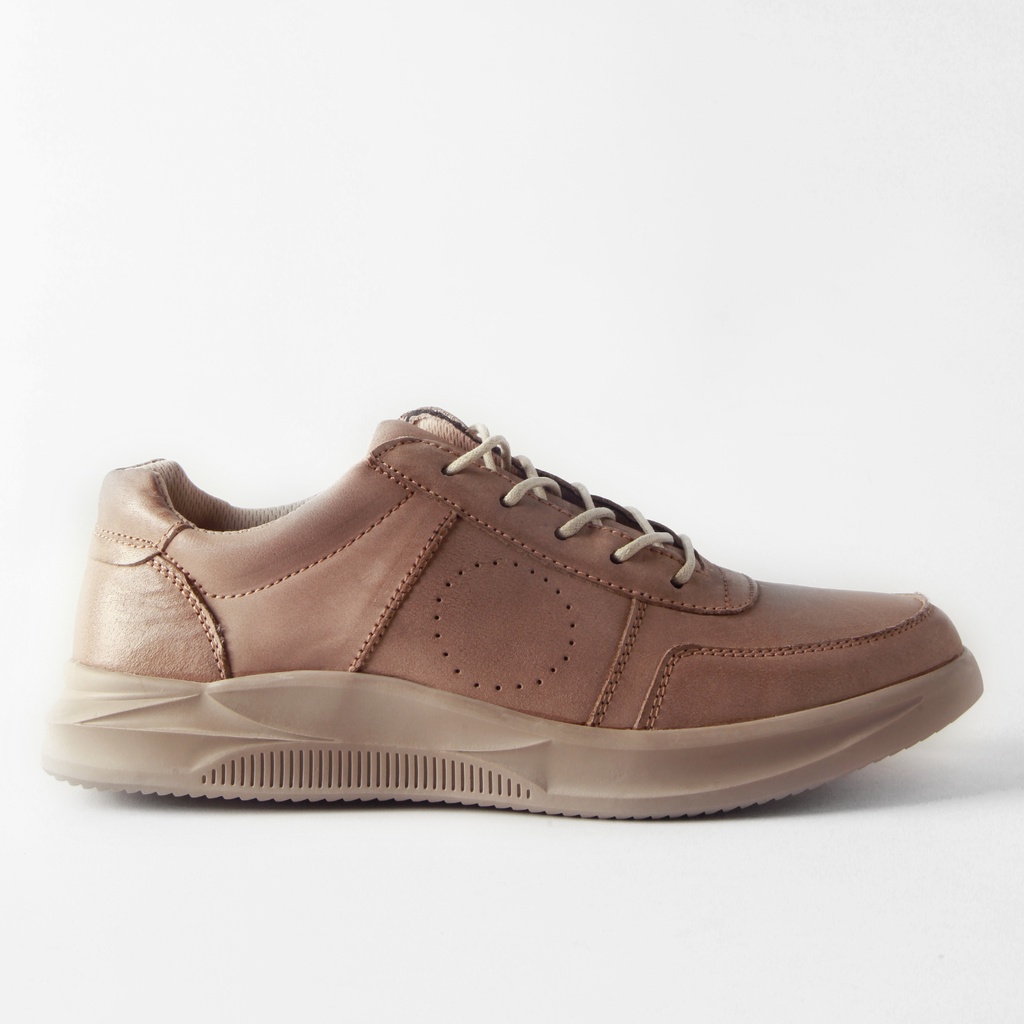 Sepatu Kulit Kasual Pria Jim Joker Safe 1CA Beige