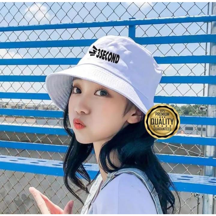 topi bucket terbaru cap 3SECOND // topi bucket wanita korean kekinian paling trendy 2021