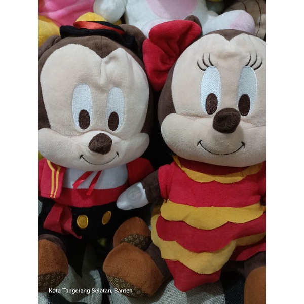 mickey minnie original Disney Nevada Boneka preloved Import  lucu