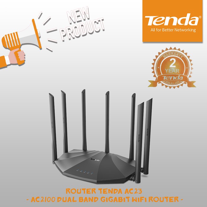 Tenda AC23 AC2100 Dual Band Gigabit WiFi Router