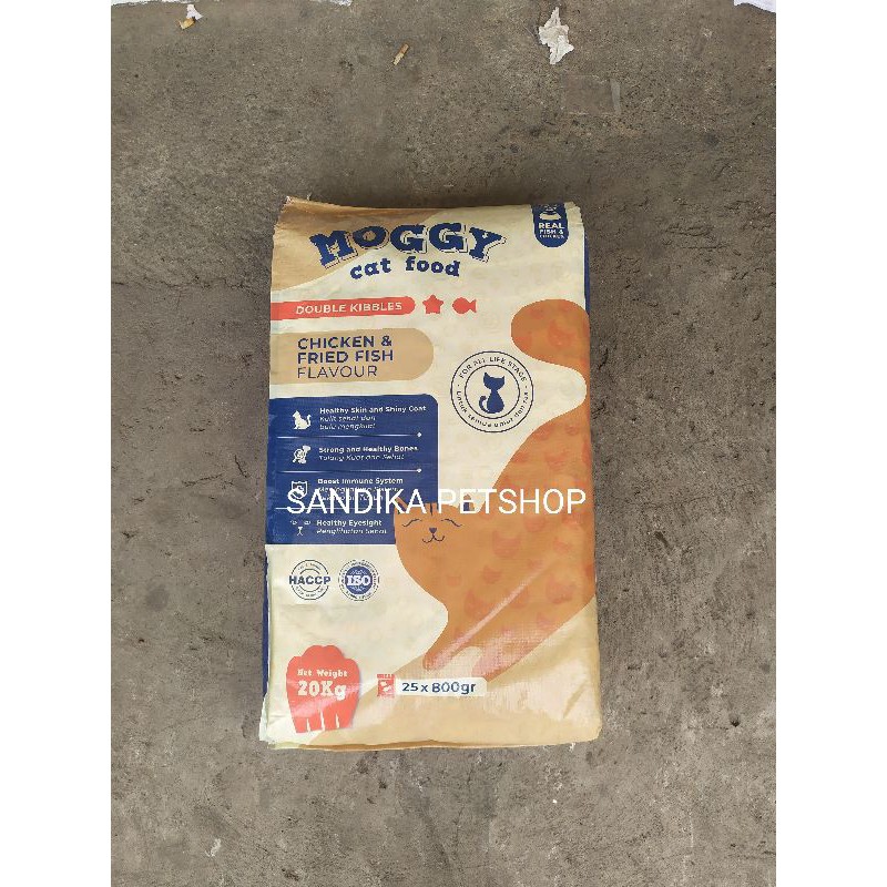 Makanan Kucing MOGGY CAT FOOD 20 KG