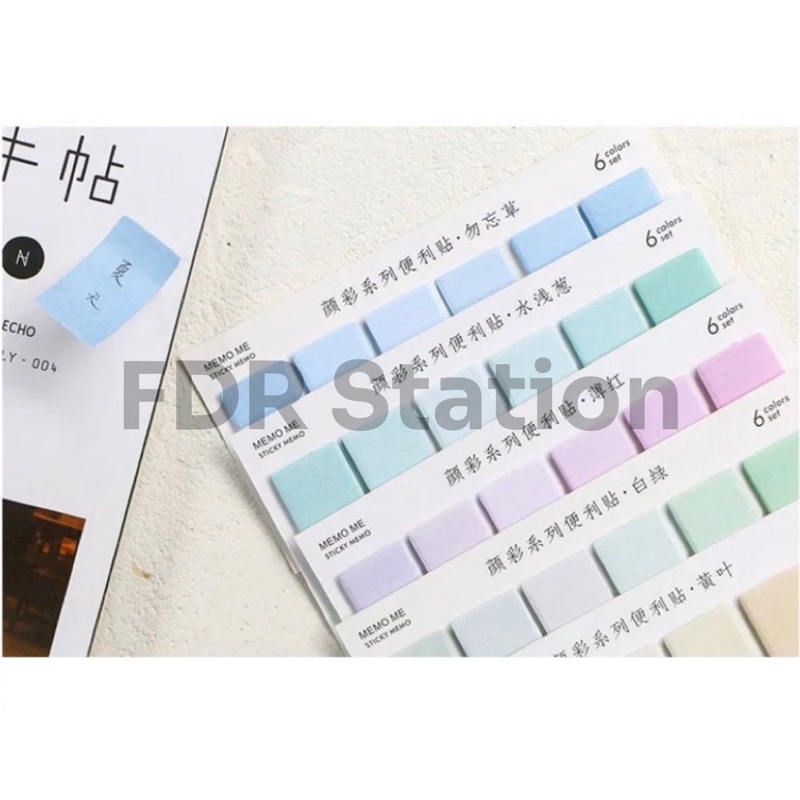 

FD017 Sticky Notes 120 sheets warna pastel / kertas memo set