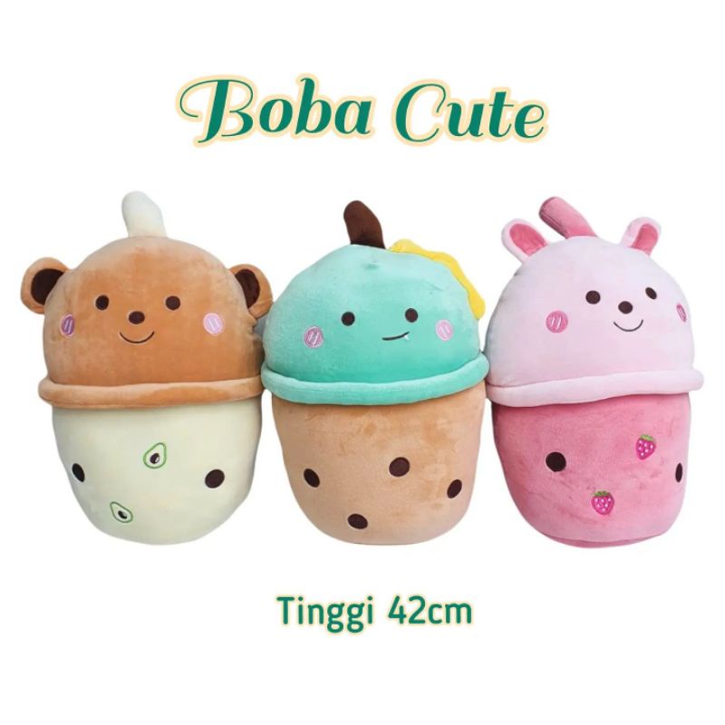 BONEKA CUTE BOBA ANIMAL 13&quot;