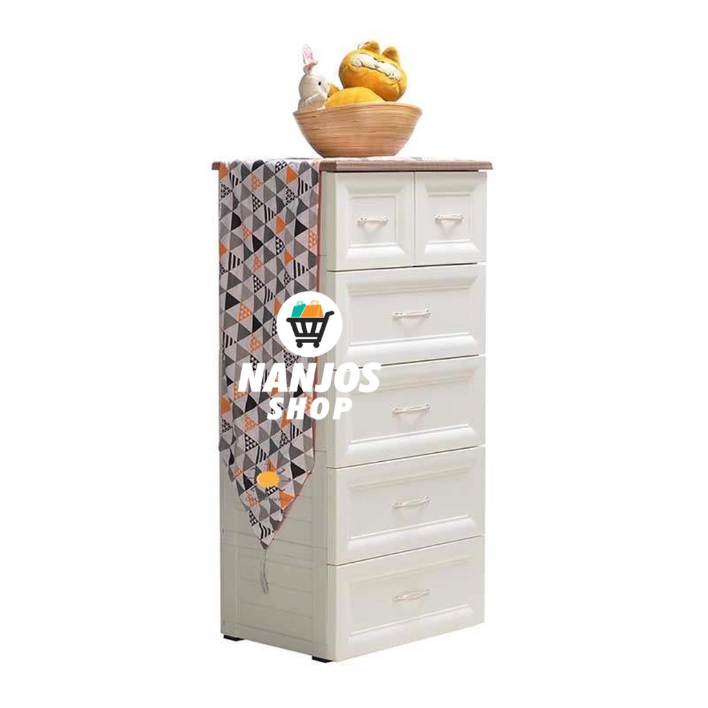 Olymplast Lemari Laci Baju Drawer Cabinet 5 Susun ODC 05 CLASSIC