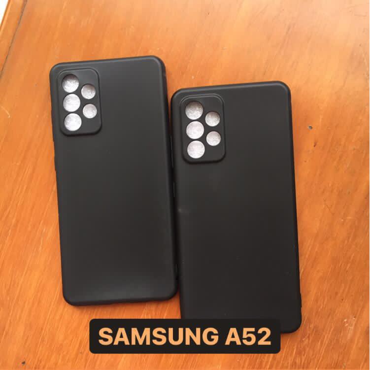 P/B- Softcase Samsung M33 5G/A53 5G/A23/A13/A22 4G/A22 5G/M32/A52 4G-5G/A52s 5G 2021/A32 4G/A32 5G/A72/A73/A33/M53 New Soft Case Protecth Camera TPU List Premium Slim Fit Matte Black/Black Case + Pelindung Camera