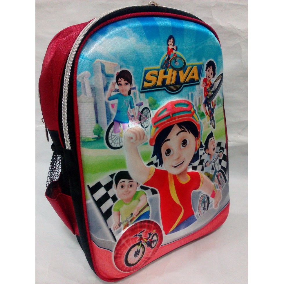 Shiva Tas Sekolah Anak Ransel 3d Gambar Timbul Backpack Bagus