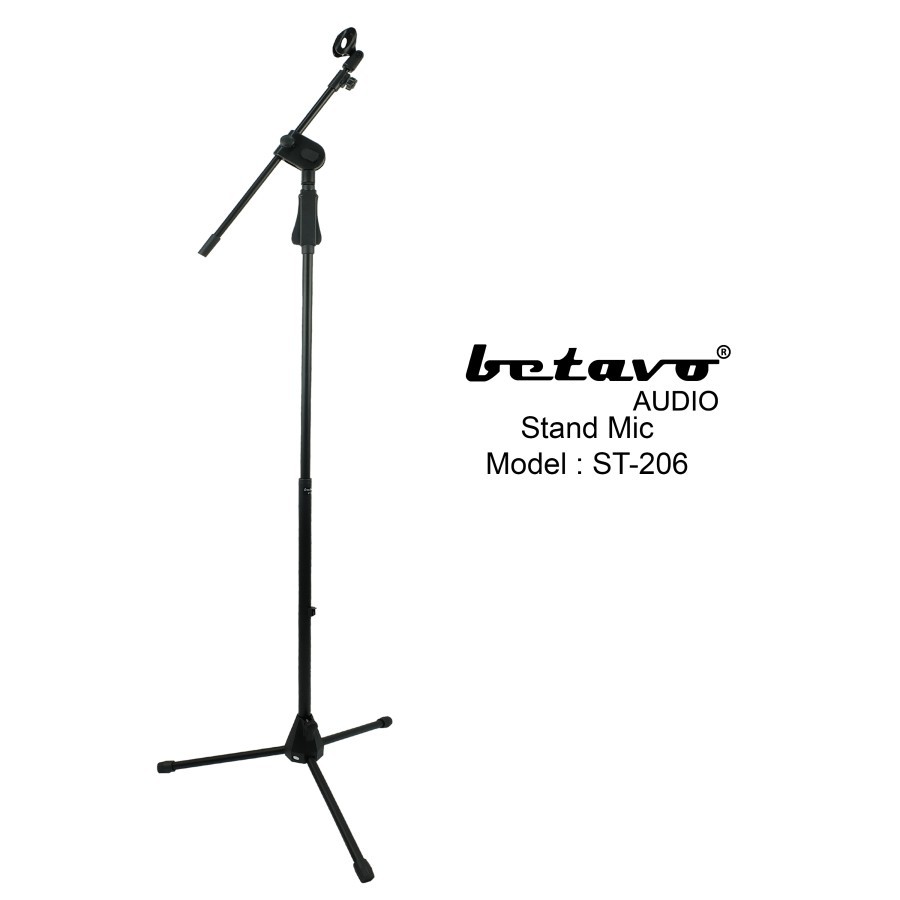 STAND MIC BETAVO ST 206 PROFESSIONAL STAND MICROPHONE AUDIO PRO